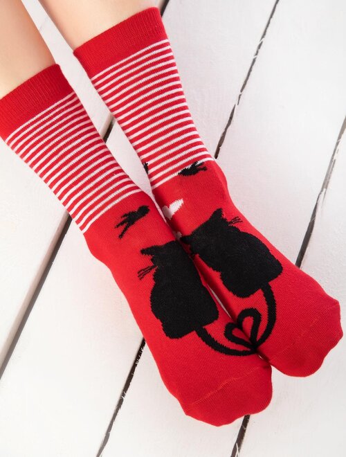 Sosete colorate cu pisicuta socks concept sc-1804
