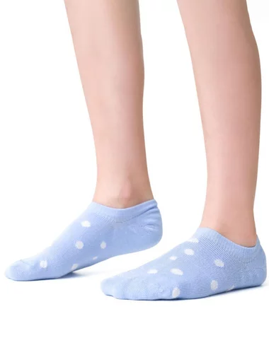 Sosete copii bambus scurte cu buline Steven S148-040