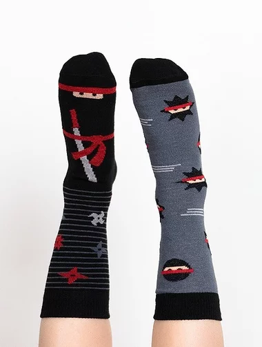 Sosete copii cu ninja Nanuhski Foot Fighter Kids