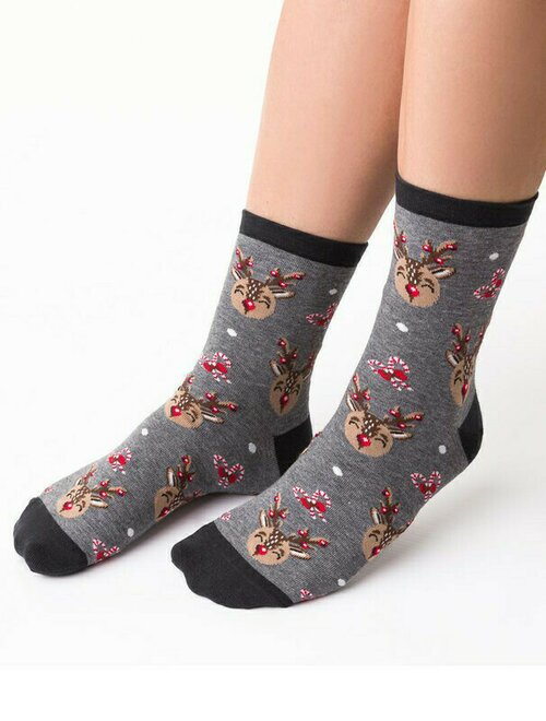 Sosete de Craciun cu reni Steven S136-057