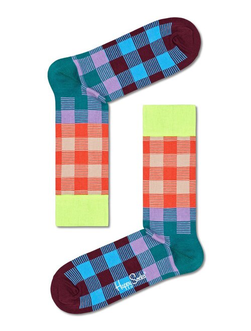 Sosete in carouri colorate Happy Socks ELE01-0200