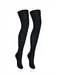 Sosete jambiere bumbac negre lungi peste genunchi Intenso 426-008