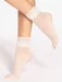 Sosete lycra albe cu picatele negre Gatta Spring Vibes WZ05 15 den