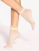 Sosete lycra natural cu picatele negre si fir metalizat Gatta Spring Vibes WZ06 15 den