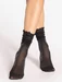 Sosete lycra negre cu fir metalizat si banda ajurata Gatta Spring Vibes WZ08 15 den