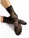 Sosete lycra negre cu model Fiore Pawpaw 20 den