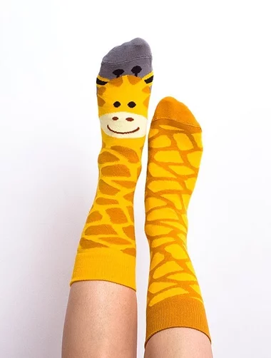 Sosete model unisex Nanushki Gigi Giraffe
