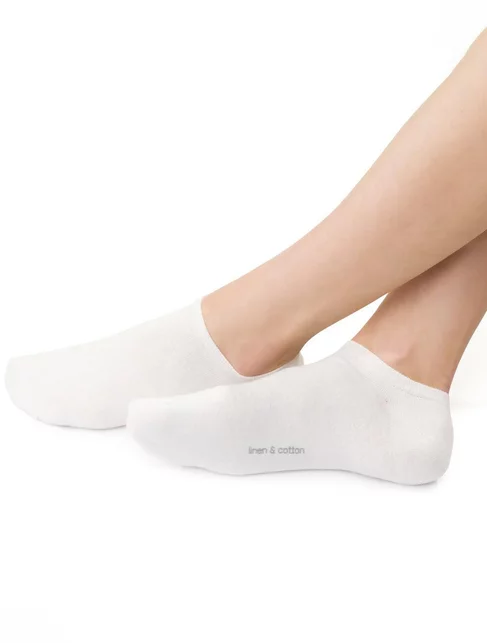 Sosete scurte subtiri in si bumbac S174