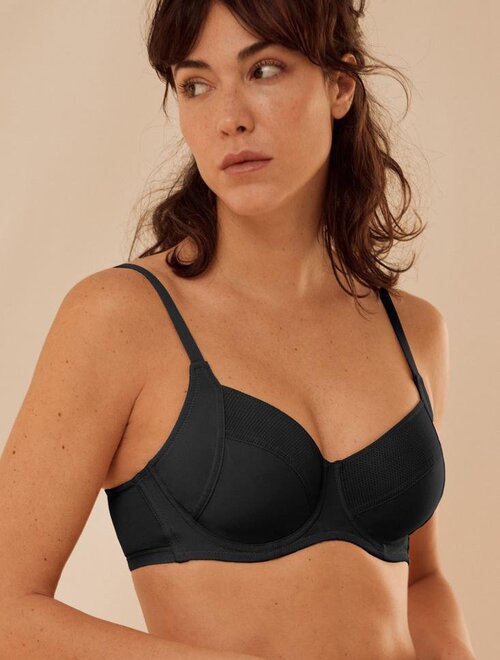 laveta microfibra Sutien microfibra neburetat cu sarme Ysabel Mora 10116