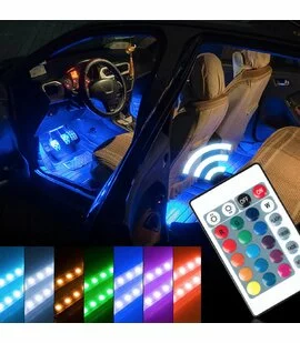 Set 4x Benzi LED Tuning Auto Interior Multicolor