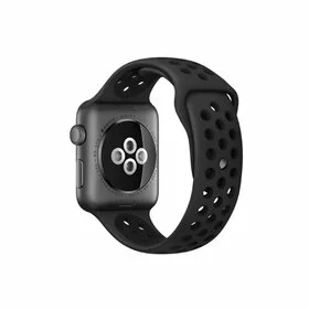 Curea sport din silicon cu perforatii pentru Apple Watch 42/44 mm