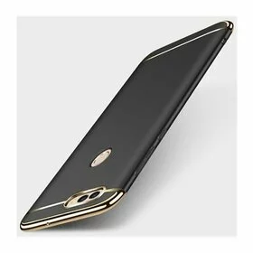 Husa 3 in 1 Luxury pentru Huawei Y6 (2018)/ Y6 Prime (2018) Black
