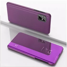 Husa Flip Mirror pentru Samsung Galaxy A51 5G / Galaxy A31 Purple
