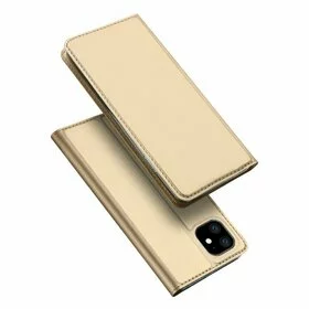 Husa flip tip Carte DUX DUCIS Skin Pro pentru iPhone 11 Gold