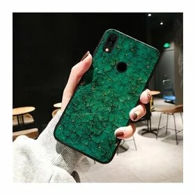 Husa protectie cu model marble pentru Huawei Mate 20 Green