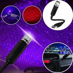 Lumini LED auto cu laser de proiectie, USB