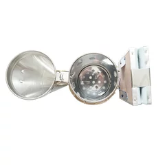 Afumator inox protectie sarma mic, piele ecologica