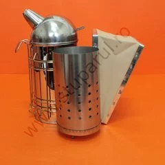 Afumator inox model american cu cilindru picture - 5