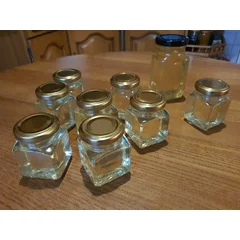 Borcan sticla 300 ml patrat, cu capac, pentru miere picture - 3