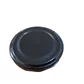 Capac borcan 370ml (TO 63) negru
