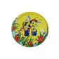 Capac borcan 370ml (TO 66) albina cu galeti albastre