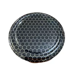 Capac borcan 370ml (TO 66) fagure negru picture - 1