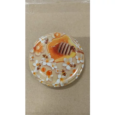 Capac borcan 720ml (TO 82) albine pe flori albe