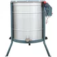 Centrifuga apicola combinata 12 rame magazie 1/2 radial sau 3 rame cuib 1/1 tangential, inox alimentar AISI 304, Ø500 mm, electrica 12V/220V, 200W si manuala,  Techtron