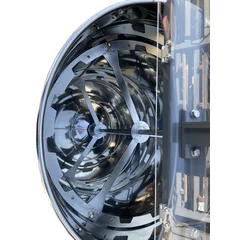 Centrifuga apicola combinata 12 rame magazie 1/2 radial sau 3 rame cuib 1/1 tangential, inox alimentar AISI 304, Ø500 mm, manuala, Techtron picture - 3