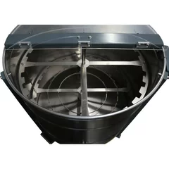 Centrifuga apicola combinata 20 rame multietajat 3/4 radial sau 4 rame cuib 1/1 tangential, inox alimentar AISI 304, Ø750 mm, electrica 220V/12V 280W, Techtron picture - 3