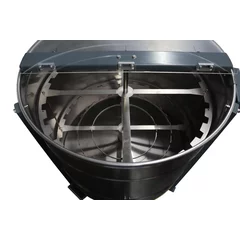 Centrifuga apicola combinata 20 rame multietajat 3/4 radial sau 4 rame cuib 1/1 tangential, inox alimentar AISI 304, Ø750 mm, electrica 220V/12V 280W si manuala, Techtron picture - 4