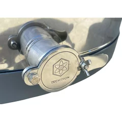 Centrifuga apicola combinata 32 rame magazie 1/2 sau 24 rame multietajat 3/4 sau 12 rame cuib 1/1, inox alimentar AISI 304, Ø850 mm, electrica 220V/12V 280W, Techtron picture - 3