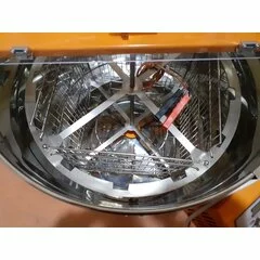 Centrifuga apicola combinata 12 rame multietajat 3/4 radial sau 4 rame cuib 1/1 tangential, inox alimentar AISI 304, Ø650 mm, electrica 220V/12V 280W si manuala, Techtron picture - 7