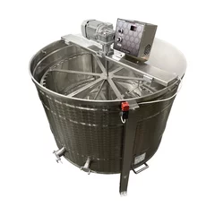 Centrifuga apicola radiala 54 rame magazie 1/2 sau 54 rame multietajat 3/4 sau 30 rame cuib 1/1, inox alimentar AISI 304, Ø1100 mm, electrica 220V 750W cu motoreductor Techtron PREMIUM