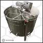 Centrifuga apicola radiala 54 rame magazie 1/2 sau 54 rame multietajat 3/4 sau 30 rame cuib 1/1, inox alimentar AISI 304, Ø1100 mm, electrica 220V 750W cu motoreductor Techtron PREMIUM