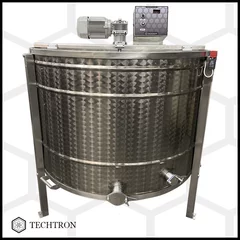Centrifuga apicola radiala 72 rame magazie 1/2 sau 72 rame multietajat 3/4 sau 36 rame cuib 1/1, inox alimentar AISI 304, Ø1200 mm, electrica 220V, 750W cu motoreductor Techtron PREMIUM