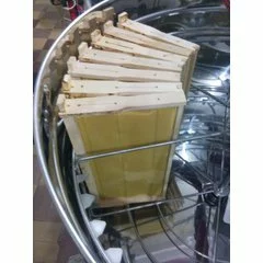 Centrifuga apicola radiala inox 42 / 42 / 18 rame electrica 220V actionare superioara semiautomata Lyson picture - 7