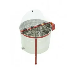 Centrifuga apicola radiala inox 42 rame, actionare electrica 220V si 12 V, semiautomata OPTIMA Lyson cu gratare aditionale incluse si tabla de 1 mm