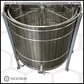 Centrifuga apicola reversibila 4 rame cuib 1/1, inox alimentar AISI 304 0.8 mm, Ø850 mm electrica 220V/12V, full automat, Techtron