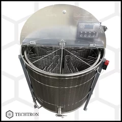 Centrifuga apicola reversibila 8 rame cuib 1/1, inox alimentar AISI 304 0.8 mm, Ø950 mm electrica 220V/12V, full automat, Techtron