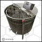 Centrifuga apicola reversibila 8 rame cuib 1/1, inox alimentar AISI 304 0.8 mm, Ø950 mm electrica 220V/12V, full automat, Techtron PREMIUM