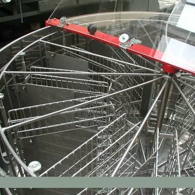 Centrifuga apicola reversibila inox 16 rame multietajat electrica 220V full automat Lyson picture - 2