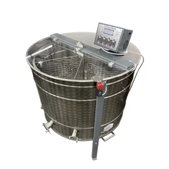 Centrifuga apicola reversibila 6 rame cuib 1/1, inox alimentar AISI 304 0.8 mm, Ø950 mm electrica 220V/12V, full automat, Techtron picture - 3