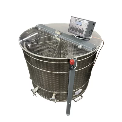 Centrifuga apicola reversibila 6 rame cuib 1/1, inox alimentar AISI 304 0.8 mm, Ø950 mm electrica 220V/12V, full automat, Techtron picture - 3