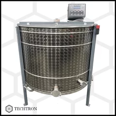 Centrifuga apicola reversibila 6 rame cuib 1/1, inox alimentar AISI 304 0.8 mm, Ø950 mm electrica 220V/12V, full automat, Techtron picture - 4