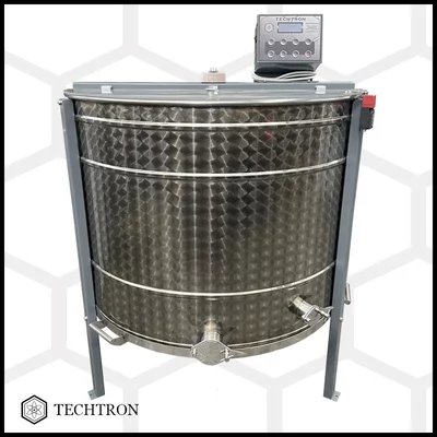 Centrifuga apicola reversibila 6 rame cuib 1/1, inox alimentar AISI 304 0.8 mm, Ø950 mm electrica 220V/12V, full automat, Techtron picture - 4