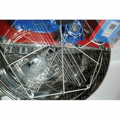 Centrifuga apicola reversibila inox 6 rame multietajat electrica 220V actionare superioara semiautomata Lyson picture - 2