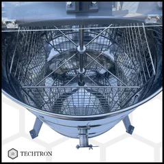 Centrifuga apicola tangentiala 4 rame inox alimentar, manuala si electrica 12V/220V, 200W, Techtron picture - 3