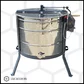 Centrifuga apicola tangentiala 6 rame inox alimentar, manuala si electrica 12V/220V, 200W, Techtron