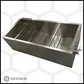 Filtru miere orizontal inox alimentar AISI 304 cu pereti incalziti, lungime 1000 mm, Techtron